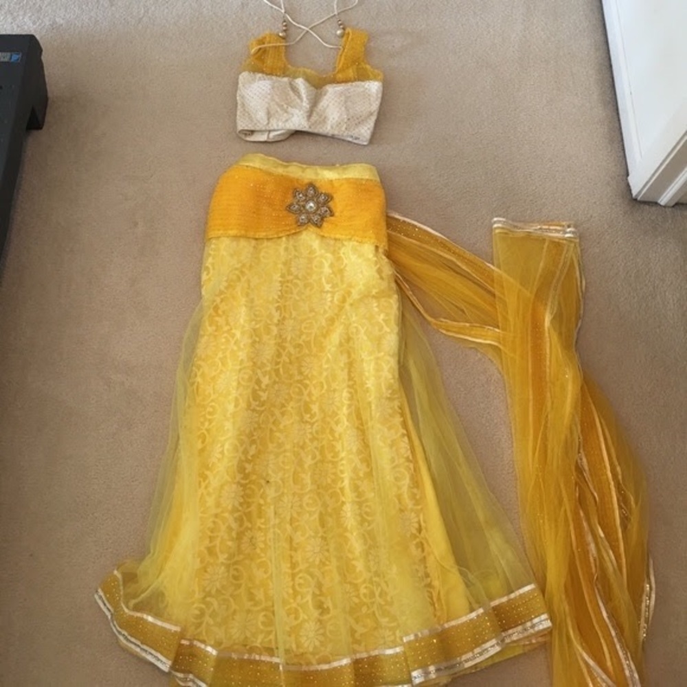 Yellow Lengha / Lehenga